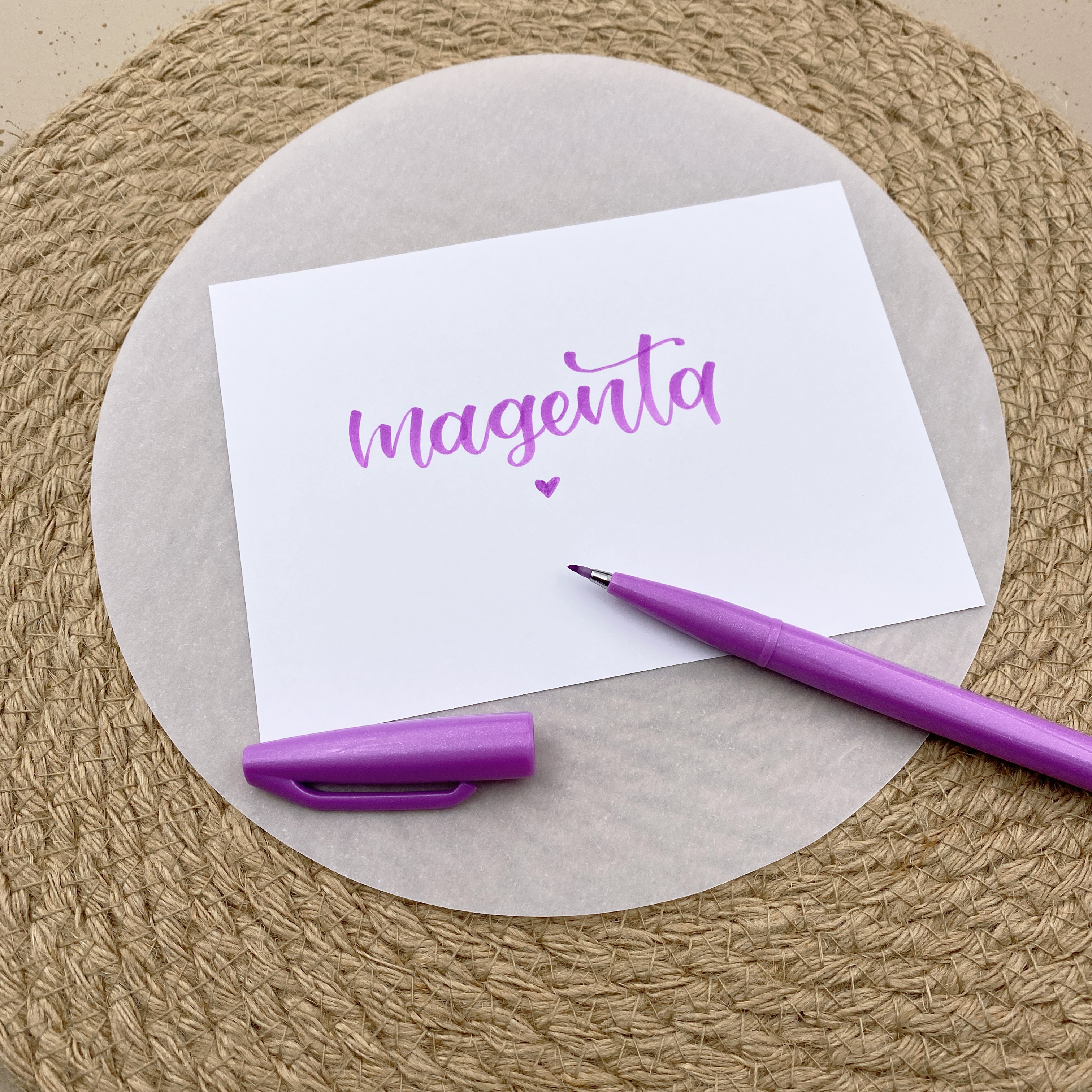 Pentel Brush Sign Pen Magenta