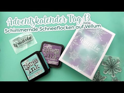 Stempel A6 Filigrane Schneeflocken